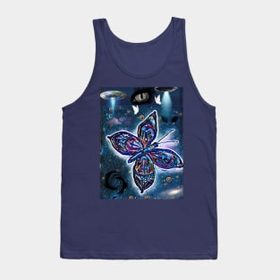 Space butterfly w @possessed.minds on IG Tank Top